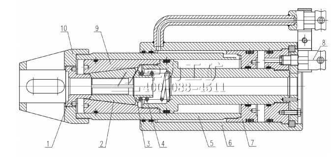 MS22-400/63矿用手动锚索张拉机具（退锚器）结构图