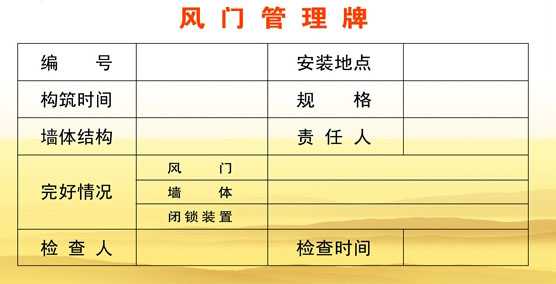 集团公司标准牌板