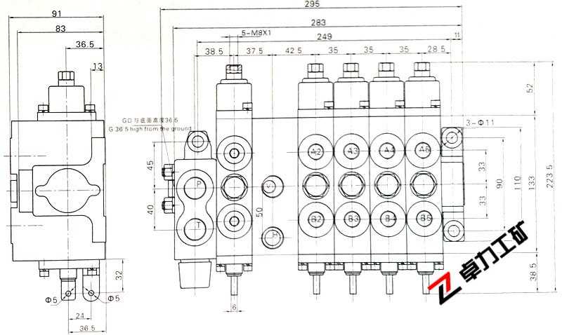 DL-G10L型多路换向阀